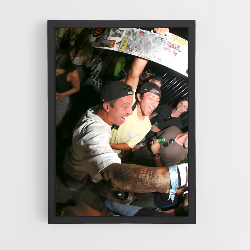 Poster Luan de oliveira – affiche Skateboard (vue 2)